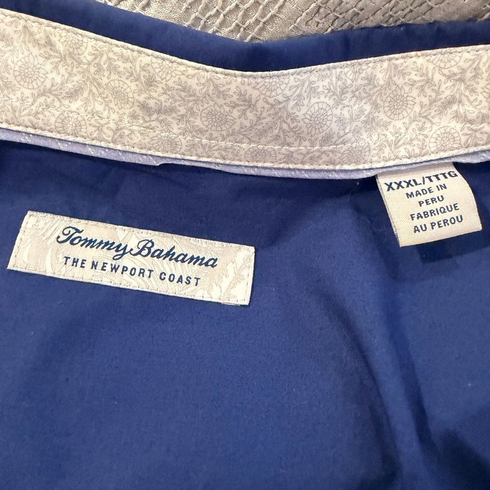 Tommy Bahama Newport Coast Blue buttondown shirt xxxl - Picture 4 of 8